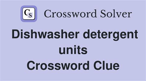 dish detergent brand crossword clue.